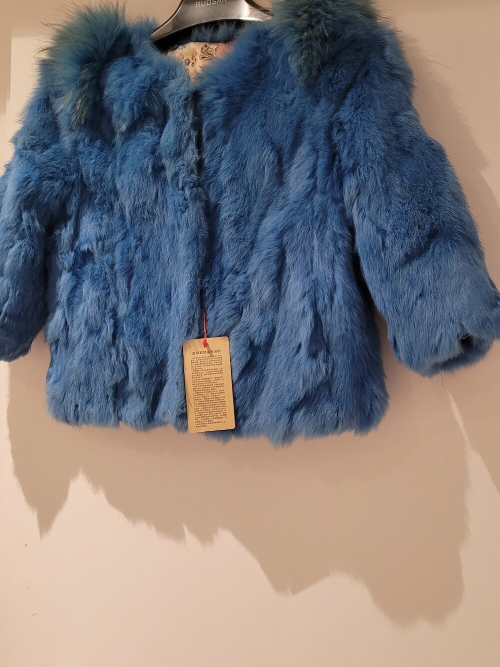 Genuine Rabbit Fur Short Cardigan